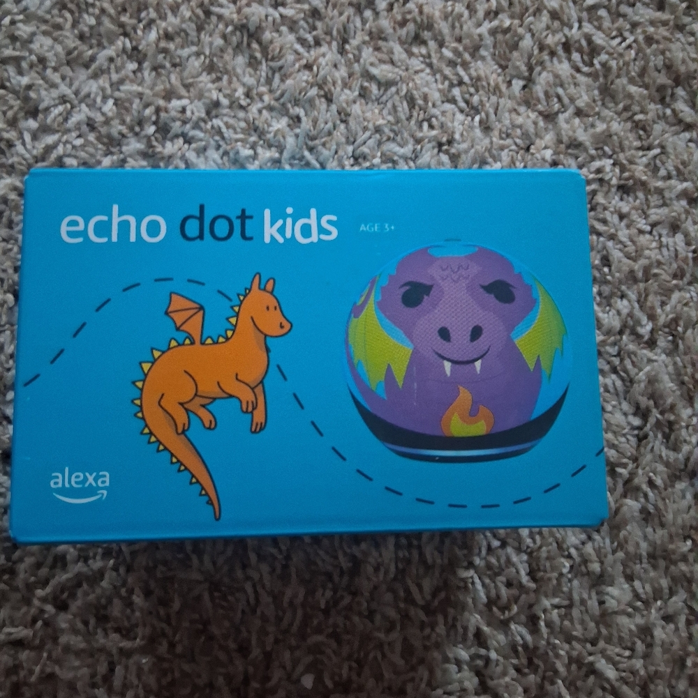 Amazon Echo Dot Kids Edition - Dragon Design NEW SEALED IN BOX